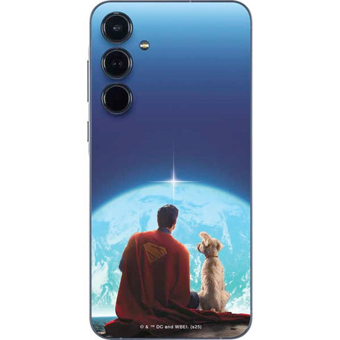 Superman 2025 Superman & Krypto watch the Earth Galaxy A36 5G Skin